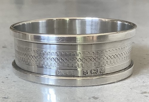 Antique sterling silver napkin - antique,