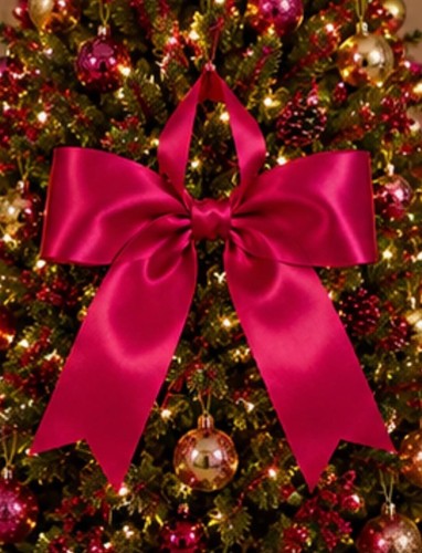 10x dark pink large christmas - large,