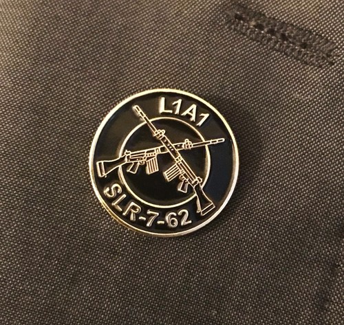 Slr military rifle - slr, lapel