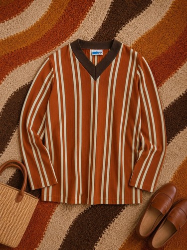 True vintage 70s striped - vintage, v