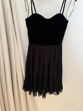 ZARA BLACK Velvet mix Strappy