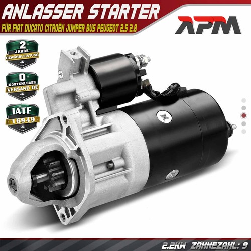 Starter motor 2kw 12v - starter,