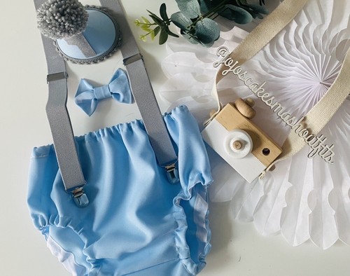 Baby blue and grey - boys, cake