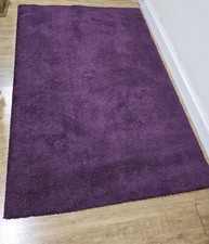IKEA Pile Rug Carpet ADUM in Purple 133x195cm great condition