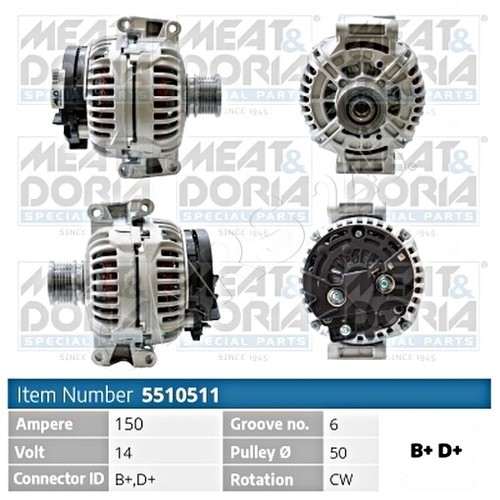 Alternator fits mercedes cl203 - alternator,