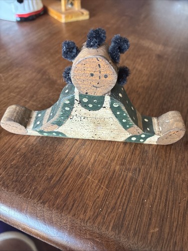 Hand painted wooden americana - hand,
