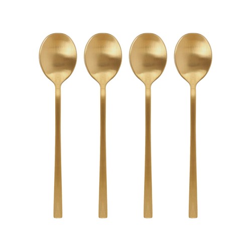 Stainless steel teaspoons - steel,