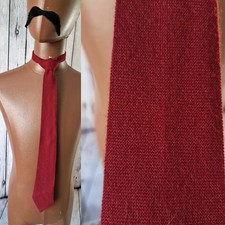 Courtelle Vintage French Tie Oxblood Acrylic 1980s Mod Geek GC72