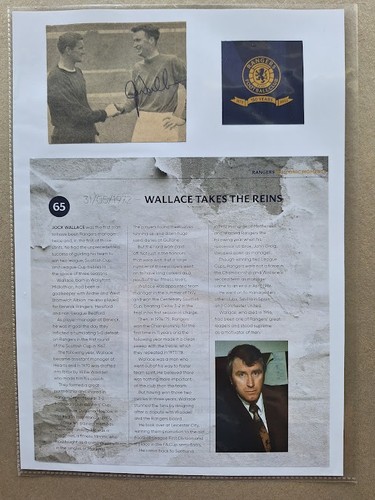 Jock wallace rangers legend - jock,