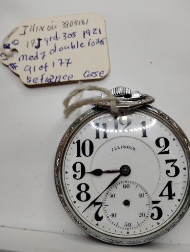 1921 illinois pocket watch - 1921,