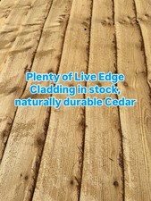Waney edge Live Edge Cladding