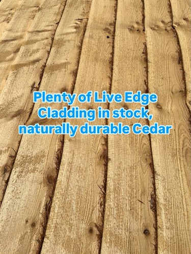 Waney edge live cladding - live,