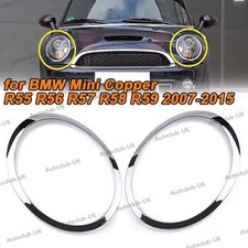 UK Stock Chrome Headlight Trim