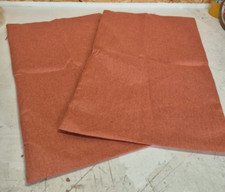 Orange Lumbar Pillow Covers Rectangle Oblong Cushion Covers Pack of 2 (30x50 cm)