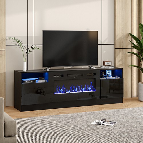 178cm black stand unit - tv,