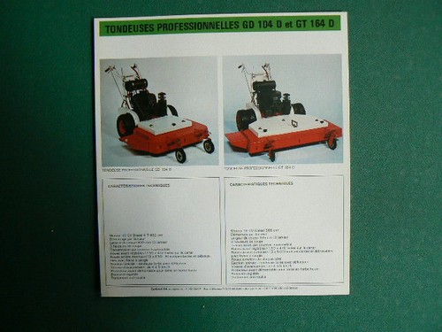 Brochure sheet motostandard - sheet:,