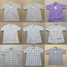 Ben Sherman Button-Up Shirt S-2XL Men's Check Plaid Short-Sleeve BNWT Vintage