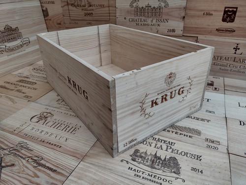 Wooden wine box crate - wine,