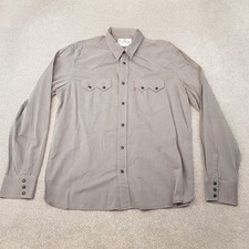 Levis Mens Shirt XL Grey