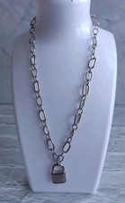 Silver tone chain - chain, &