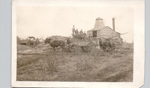 Horse drawn wagon work - horse-drawn, crew