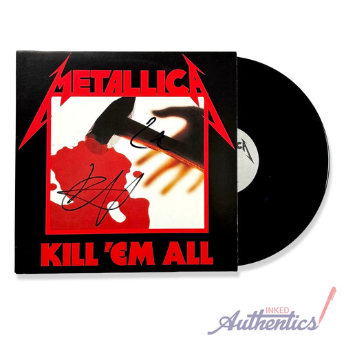 Metallica signed autographed - metallica,