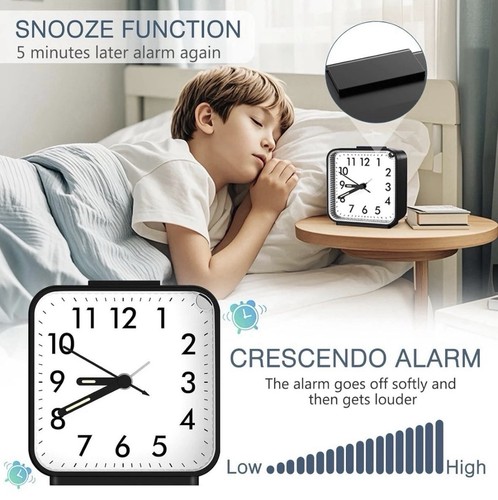 Non ticking silent alarm - non,