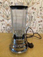 Waring Kitchen Classics PB20E Glass Jug Blender 2 Speed Vintage Style Chrome