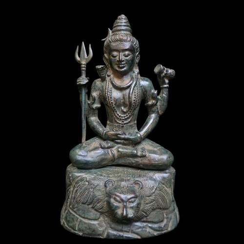 Shiva bronze statue figur - bronze,