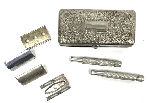 Vintage gillette safety razor - vintage,
