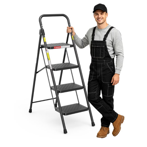 Asoopher step ladder with - ladder,