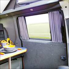 For VW campervan T6.1 Premium black out 1 x Side Window Curtains with rails Van-