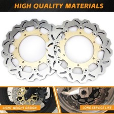 Pair Front Brake Discs Rotors