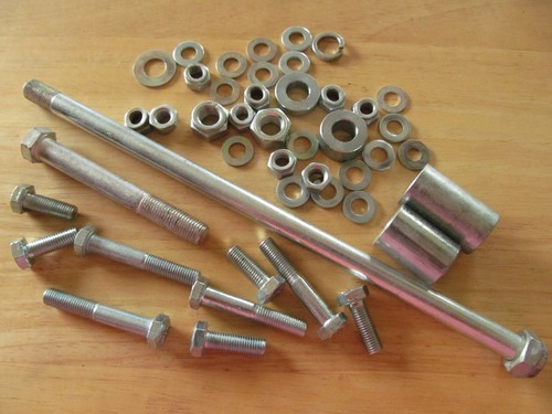 0077 engine frame - to, fixing