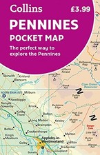 Pennines Pocket Map: The perfect way to exp... by Collins Maps Sheet map, folded