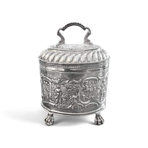 Antique silver 925 tea - .925, caddy