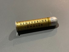 Vintage 1950's Benzedrine Inhaler Sample - Empty Tube