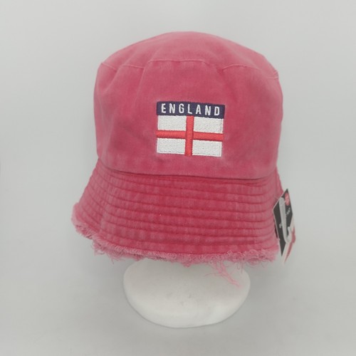 England bucket hat adult red - england,
