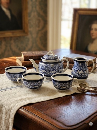 Vintage blue and white - vintage,