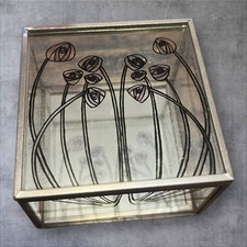 Past Times Glass trinket box