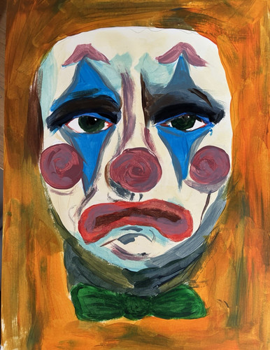 Clown abstract fashion - clown,