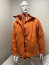 Workwear Men's Gale Waterproof Rain Jacket and Fleece, Dark Orange, 4XL