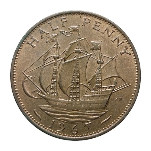 1967 penny vintage - uk, ½
