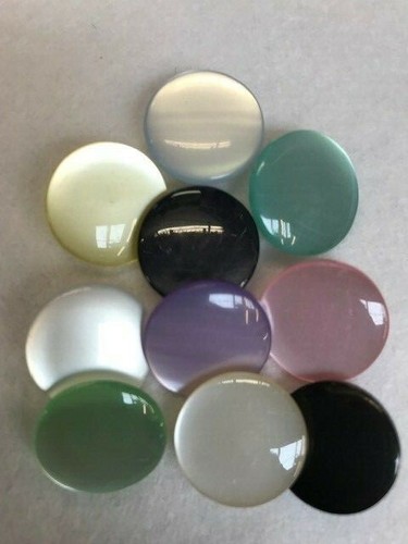 Baby pearlised shank buttons - pearlised,