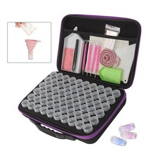 60 Slots Diamond Painting Accessories Storage Box Embroidery Case Nail Art Beads