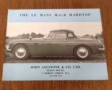LE MANS MGB Hardtop Car
