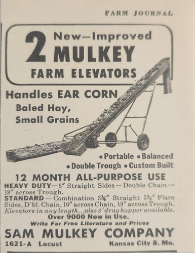 1950 print mulkey farm - 1950,