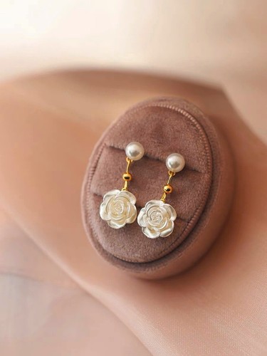Women white camellia - women,
