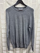 NIGEL HALL Mens Grey Pullover