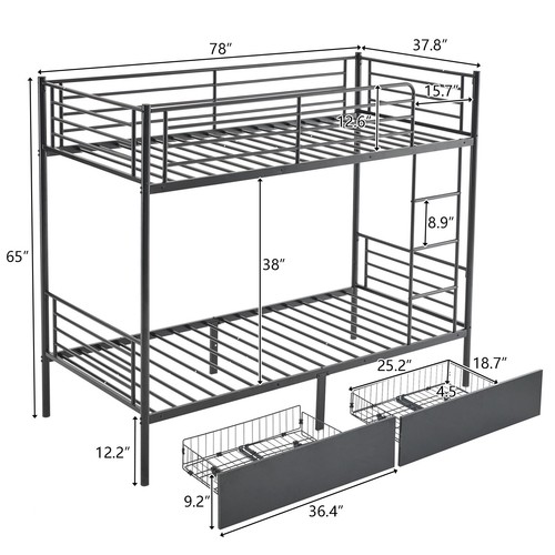 Heavy duty metal bunk - heavy,
